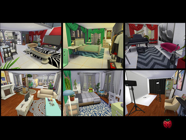 Sims 4 Paul apartment building by melapples at TSR