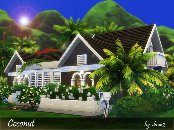 Sims 4 Coconut small house by dasie2 at TSR