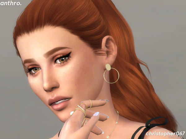 Sims 4 Anthro Earrings by Christopher067 at TSR