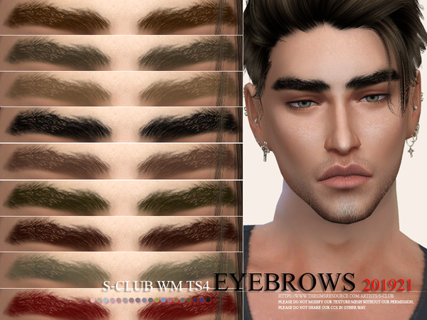 Sims 4 Eyebrows 201921 by S Club WM at TSR