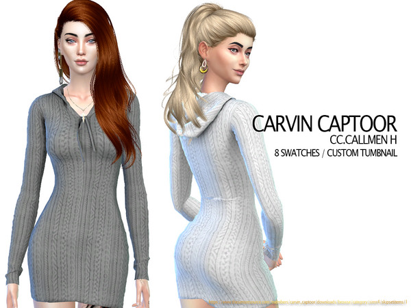 Sims 4 Callmen H dress by carvin captoor at TSR