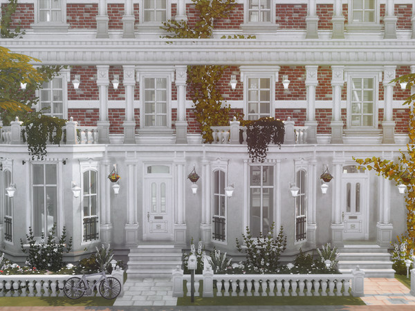 Sims 4 London Townhouse by xogerardine at TSR
