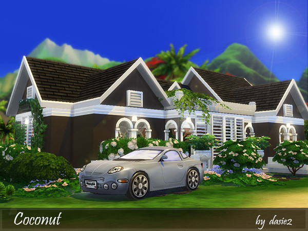 Sims 4 Coconut small house by dasie2 at TSR