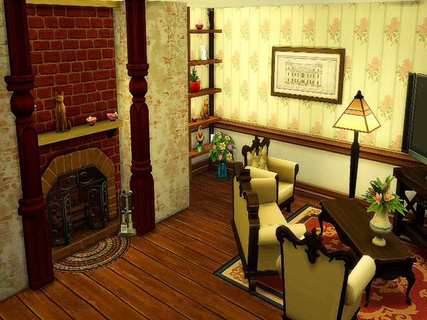 Sims 4 English Victorian Manor by GenkaiHaretsu at TSR