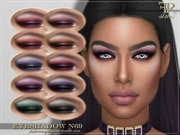 Sims 4 FRS Eyeshadow N69 by FashionRoyaltySims at TSR