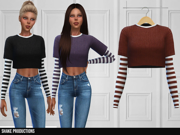 Sims 4 346 Top by ShakeProductions at TSR