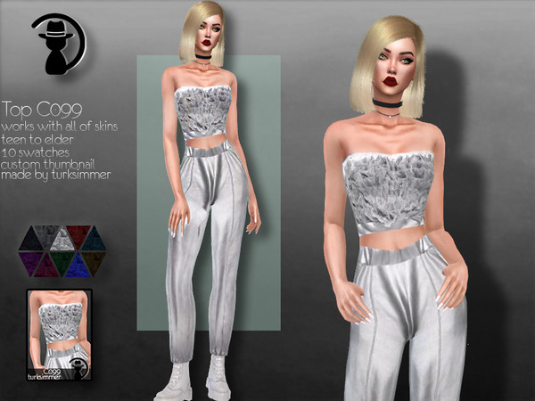 Sims 4 Top C099 by turksimmer at TSR