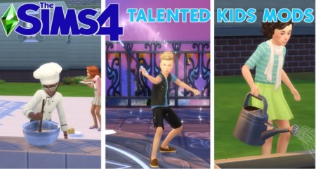 Talented Kids Sim Mods by Zulf Ferdiana