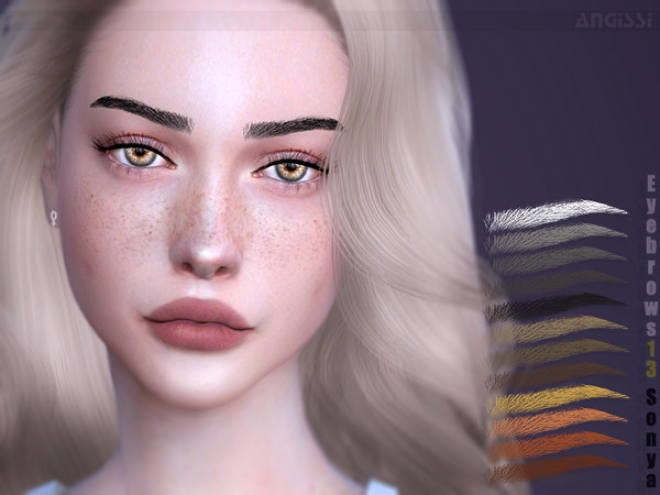 Sims 4 Sonya Eyebrows 13 by ANGISSI at TSR