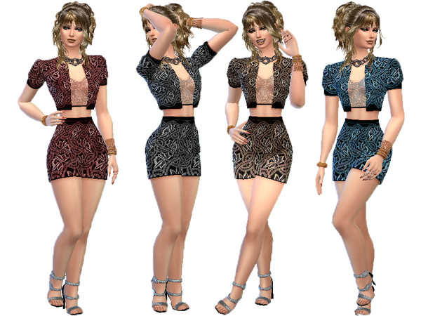 Sims 4 T55 Lace jumpsuit by TrudieOpp at TSR