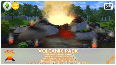 Volcanic Mod Pack by Bakie at Mod The Sims