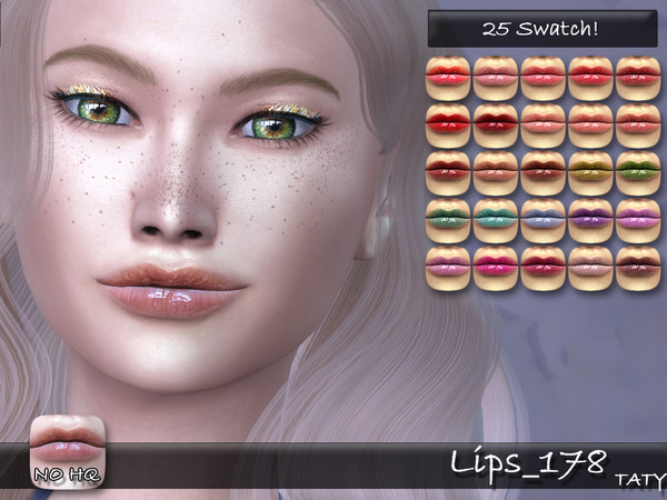 Sims 4 Lips 178 by tatygagg at TSR