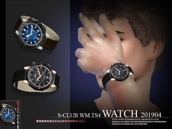 Sims 4 Watch 201904 by S Club WM at TSR