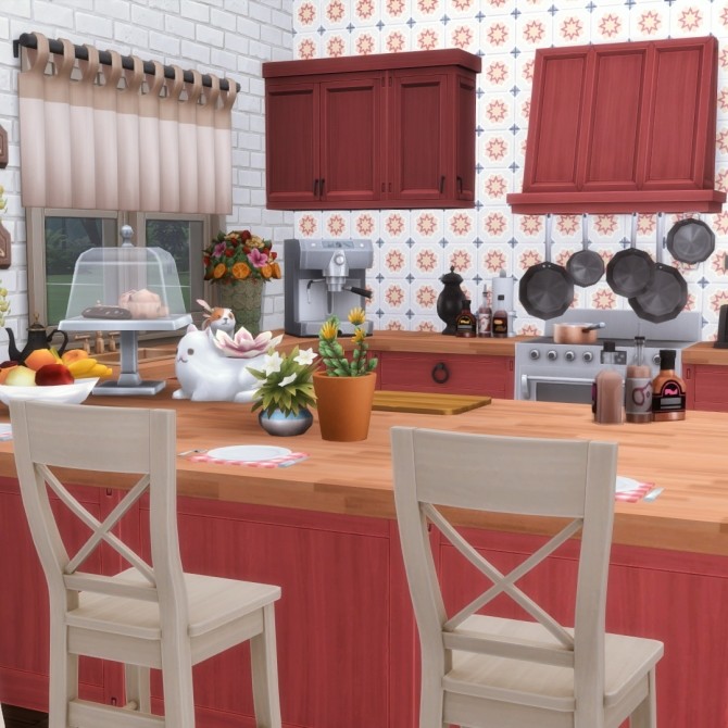 Sims 4 Province Kitchen   Selvadorian Inspired Country Kitchen at Simsational Designs
