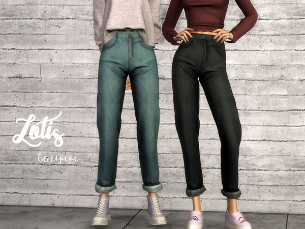 Sims 4 Lotis jeans by laupipi at TSR