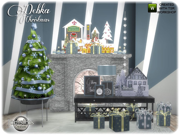 Sims 4 Debka Christmas living part 2 by jomsims at TSR
