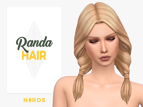 Sims 4 Randa Hair by Nords at TSR