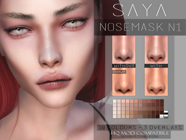 Nosemask N1 By Sayasims At Tsr Sims 4 Updates