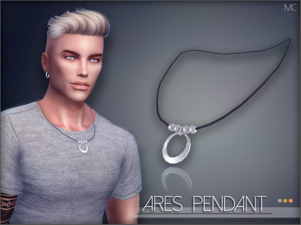 Sims 4 Ares Pendant by mathcope at TSR