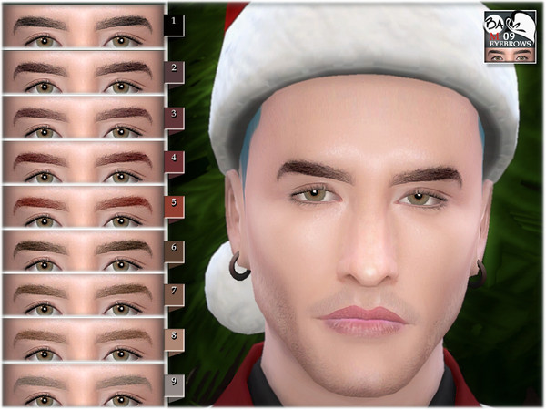Sims 4 Eyebrows 09 by BAkalia at TSR
