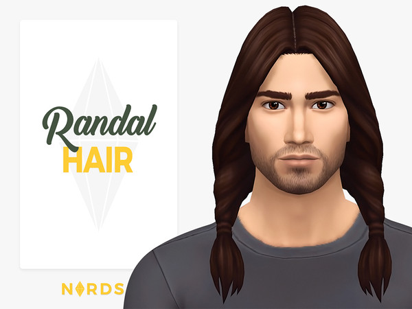 Sims 4 Randal Hair by Nords at TSR