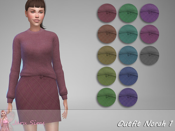 Sims 4 Outfit Norah 1 by Jaru Sims at TSR