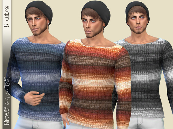 Sims 4 Knitted sweater by Birba32 at TSR