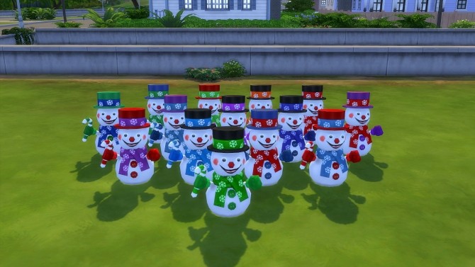 Sims 4 Happy snowman by hippy70 at Mod The Sims