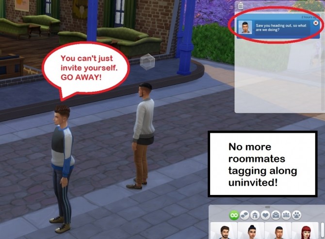 Sims 4 More Roommates & Roommate Behavior Tweaks by simmytime at Mod The Sims