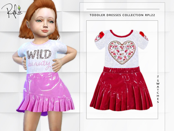 Sims 4 Toddler Dresses Collection RPL22 by RobertaPLobo at TSR