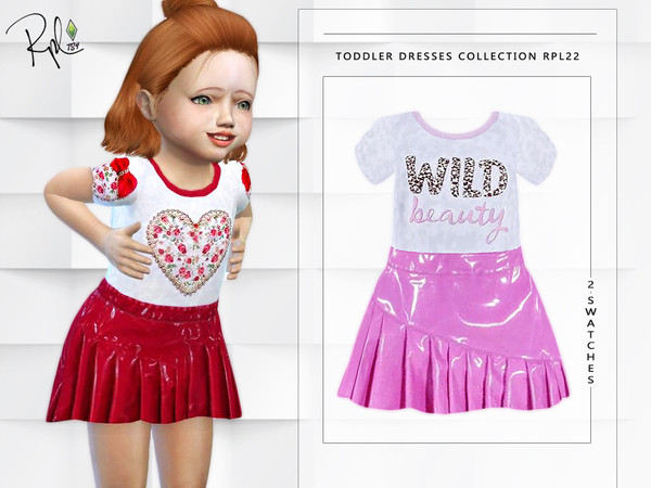Sims 4 Toddler Dresses Collection RPL22 by RobertaPLobo at TSR