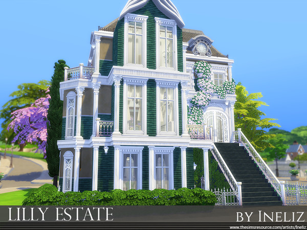 Sims 4 Lilly Estate by Ineliz at TSR