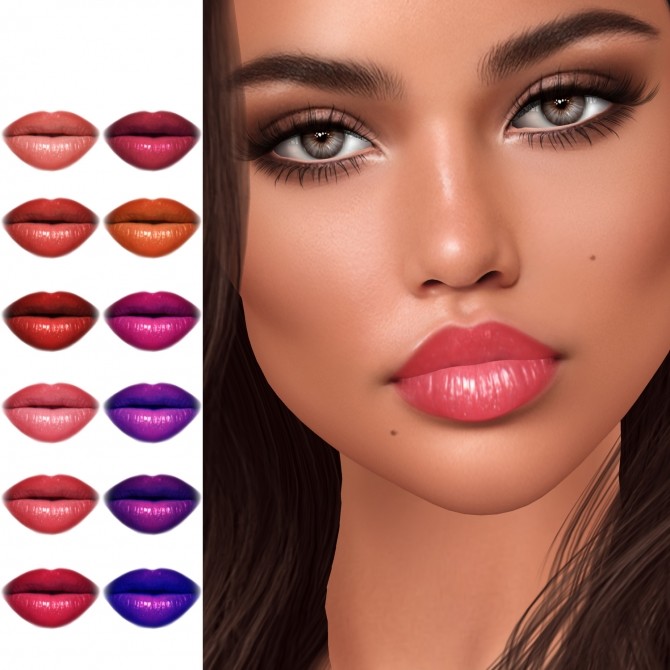 Sims 4 Lipsticks (P) at Luxuriah Sims