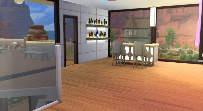 Sims 4 Desert Hall house NO CC by valbreizh at Mod The Sims