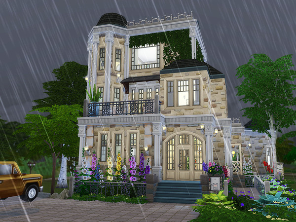 Sims 4 Old Country Estate by Ineliz at TSR