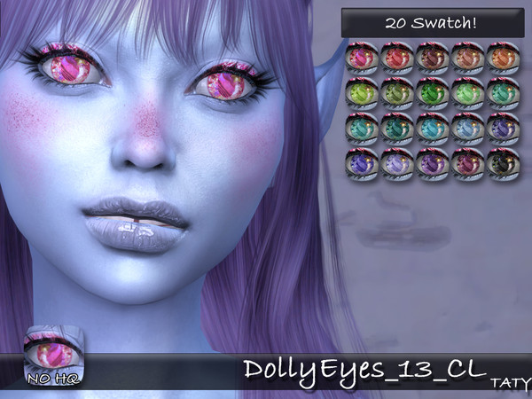 Sims 4 Dolly Eyes 13 CL by tatygagg at TSR