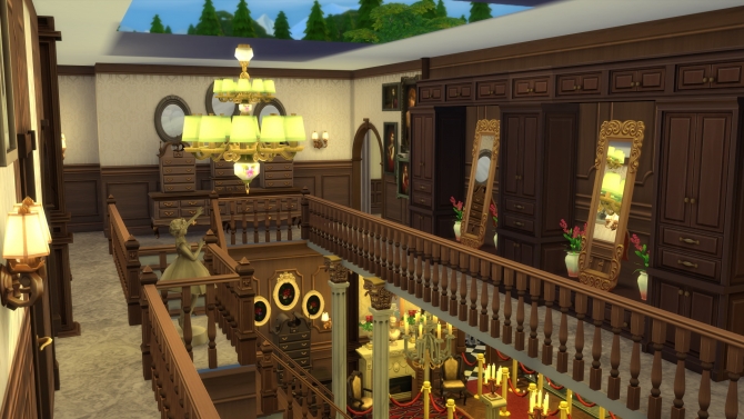 Haunt Hall No CC by Evalation at Mod The Sims » Sims 4 Updates