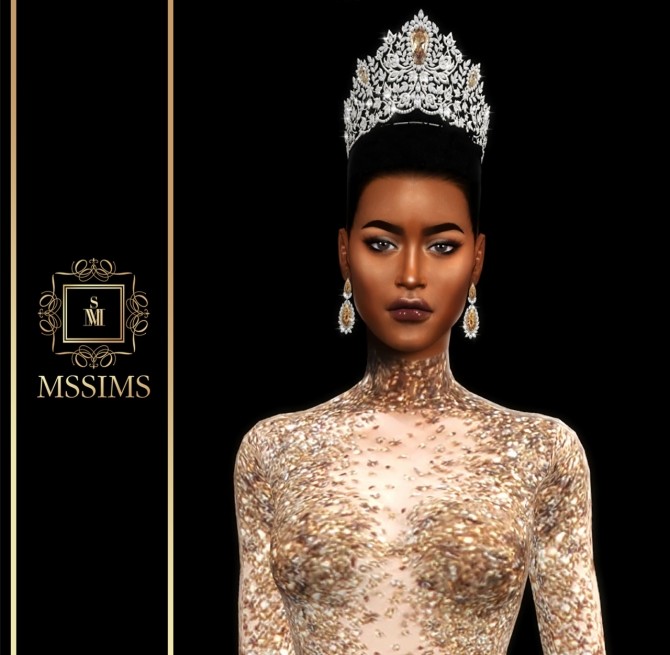 Sims 4 MOUAWAD MISS UNIVERSE CROWN (P) at MSSIMS