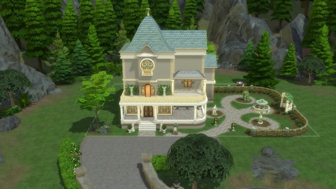 Art Nouveau Manor by ElvinGearMaster at Mod The Sims » Sims 4 Updates