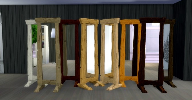 Sims 4 Medieval Floor Mirrors by AdonisPluto at Mod The Sims