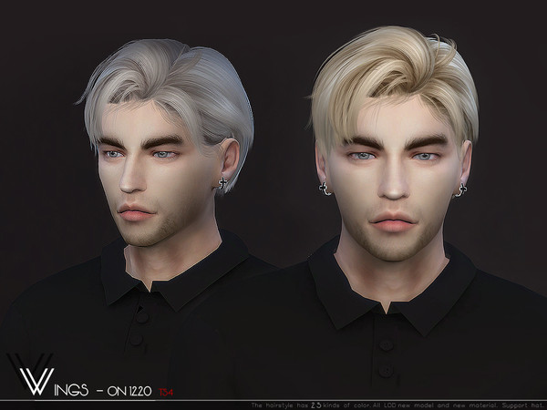 Sims 4 WINGS ON1220 hair by wingssims at TSR