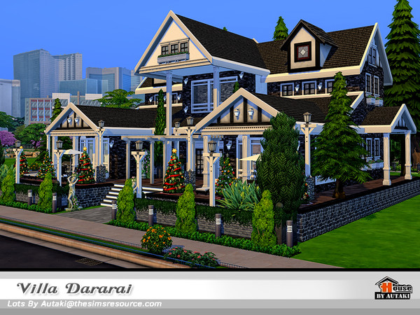 Sims 4 Villa Dararai by autaki at TSR