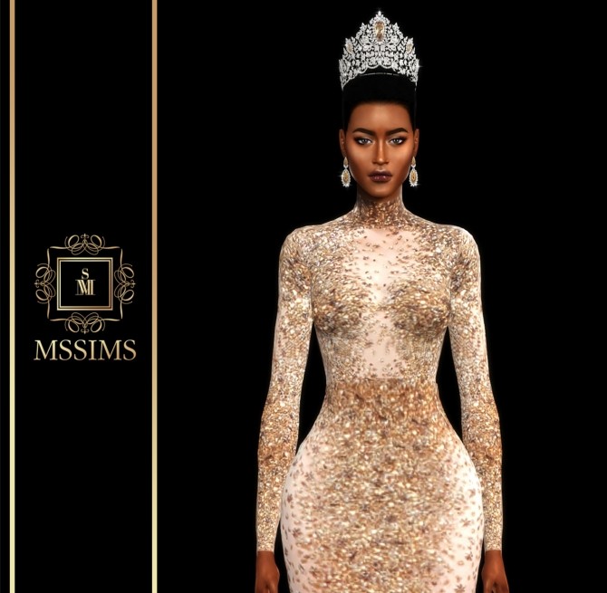 Sims 4 MOUAWAD MISS UNIVERSE CROWN (P) at MSSIMS