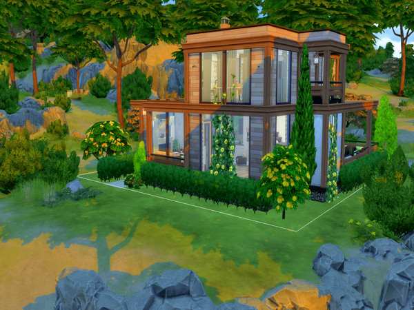 Sims 4 Modern Retreat by LJaneP6 at TSR