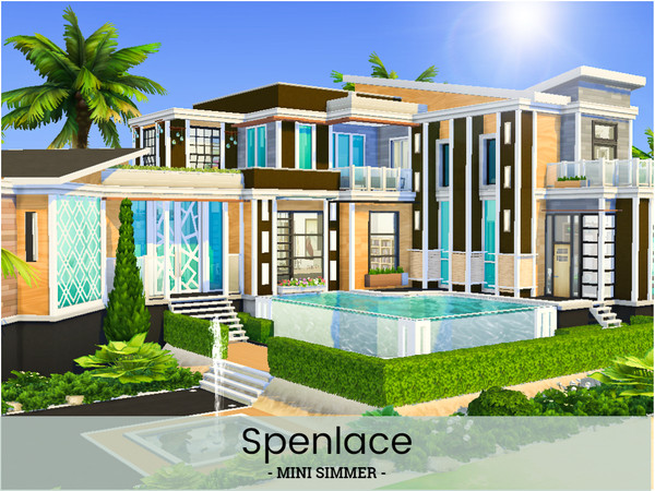 Sims 4 Spenlace home by Mini Simmer at TSR
