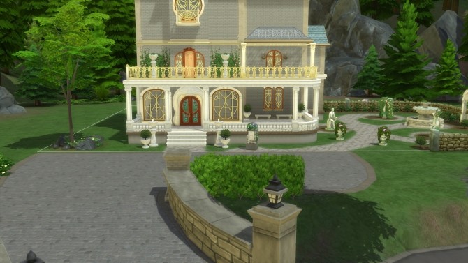 Sims 4 Art Nouveau Manor by ElvinGearMaster at Mod The Sims