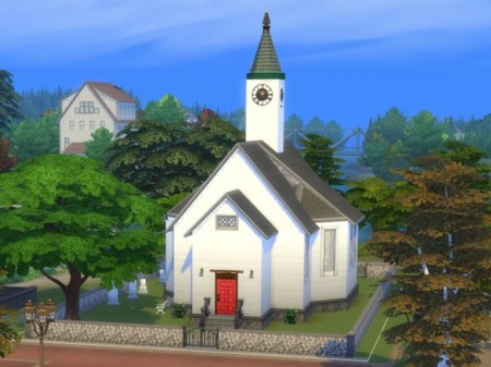 Kyrkja – The Church at KyriaT’s Sims 4 World
