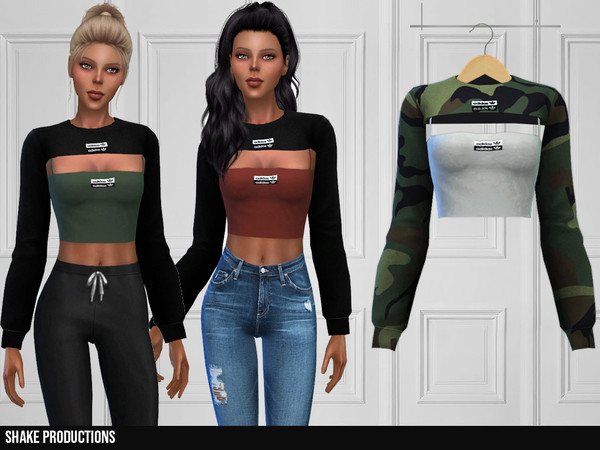 Sims 4 351 Top by ShakeProductions at TSR