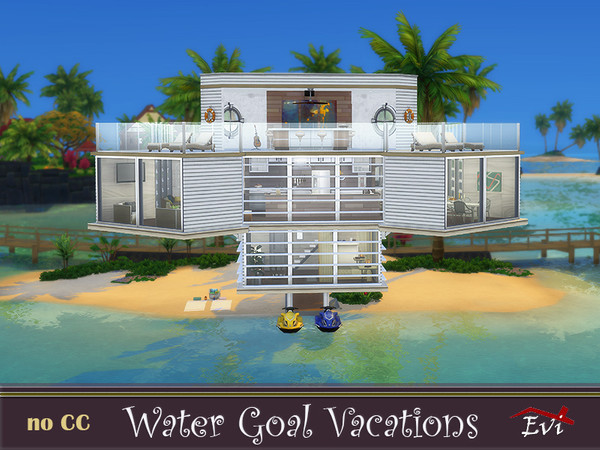 Sims 4 Water Goal Vacations by evi at TSR