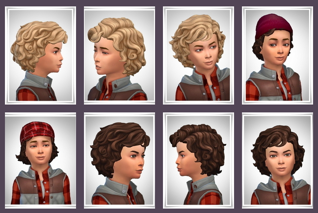 Sims 4 Dodo Hair Kids version at Birksches Sims Blog